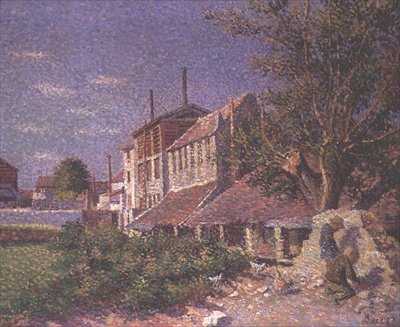 Tanneries le long de la rivière Bièvre - Maximilien Luce