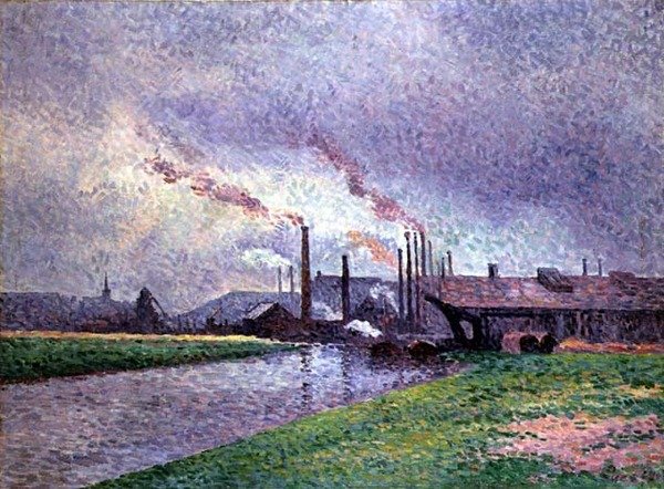 Le long de la rivière - Maximilien Luce