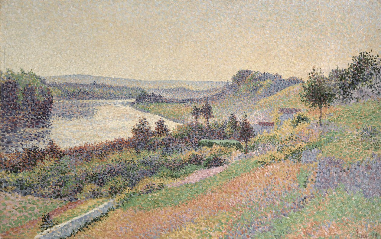 La Seine à Herblay, 1890 - Maximilien Luce