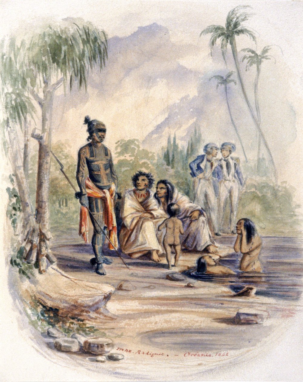 Indigènes en Océanie - Maximilien Radiguet