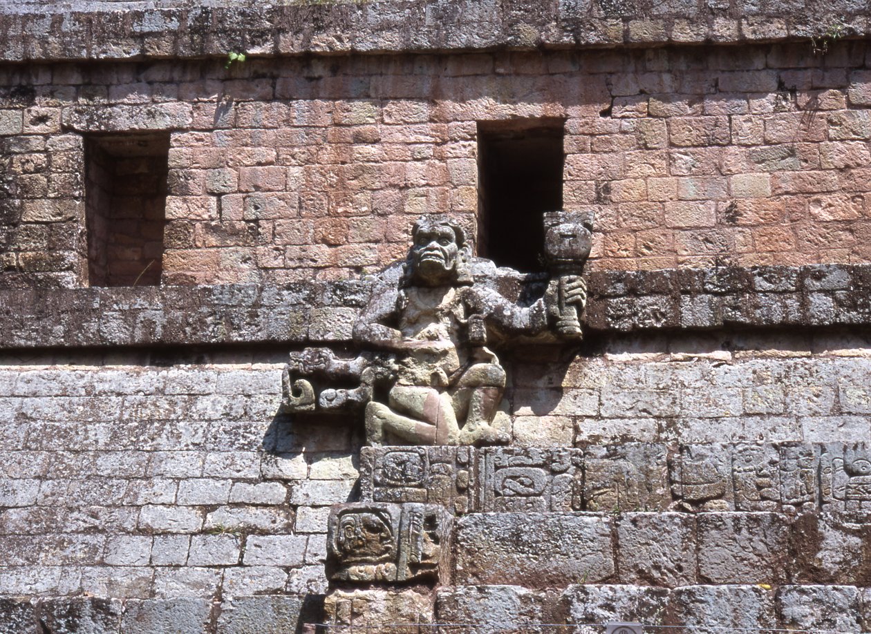 Cour ouest de Copan, période classique tardive 600-900 après J.-C. - Mayan
