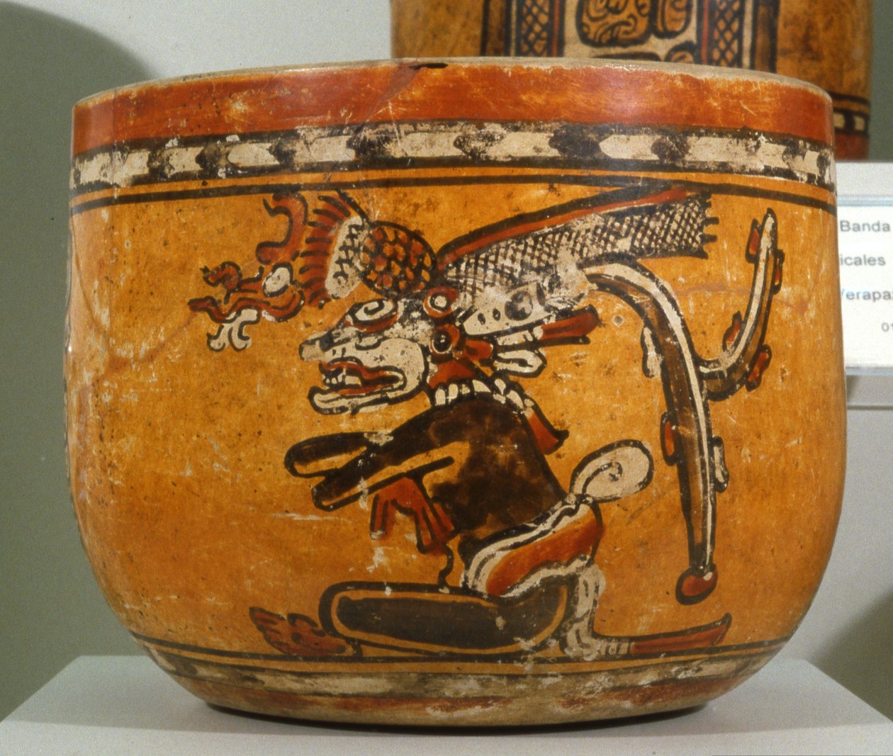 Vase funéraire (céramique) - Mayan