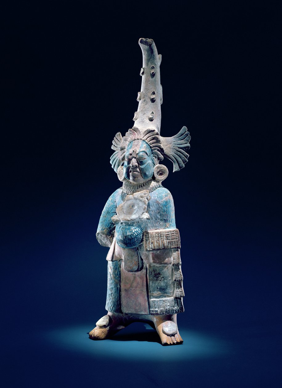 Prêtre en robes cérémonielles, Île de Jaina - Mayan