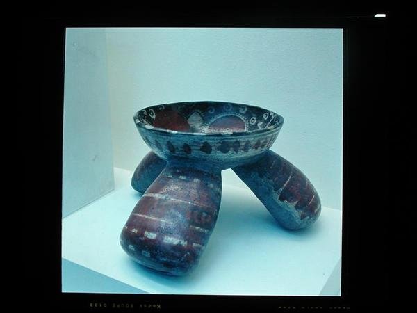 Pot tripode, 800-1200 - Mayan