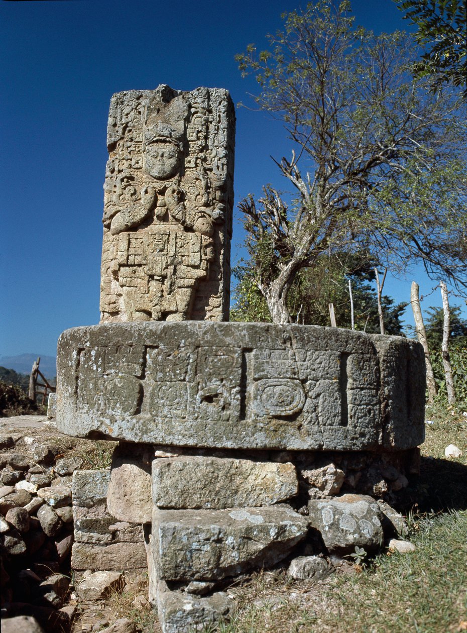 Stèle 5, 706 après J.-C. - Mayan