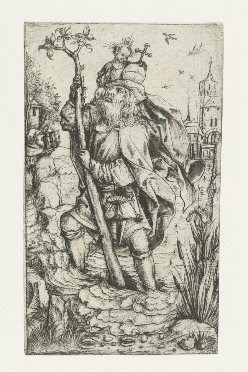 Saint Christophe (petite version) - Meester van het Amsterdamse Kabinet