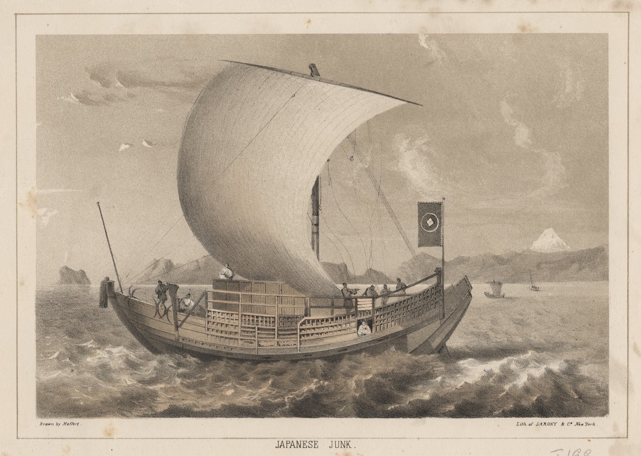 Jonque japonaise, 1855 - Meffert
