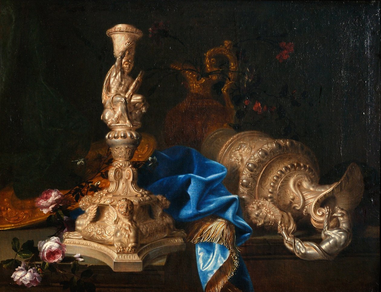 Nature morte avec chandelier - Meiffren Comte