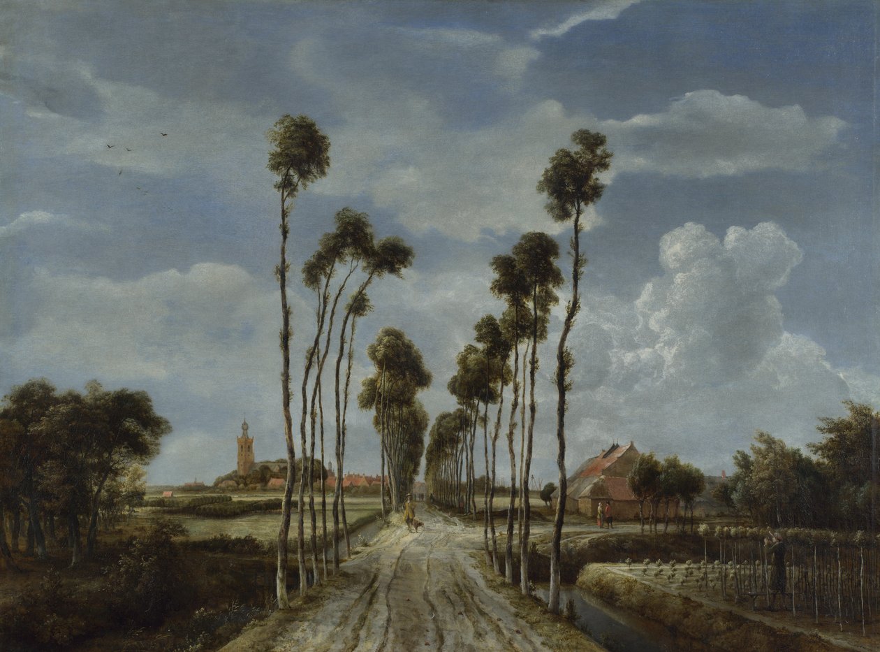 Allée de Middelharnis - Meindert Hobbema