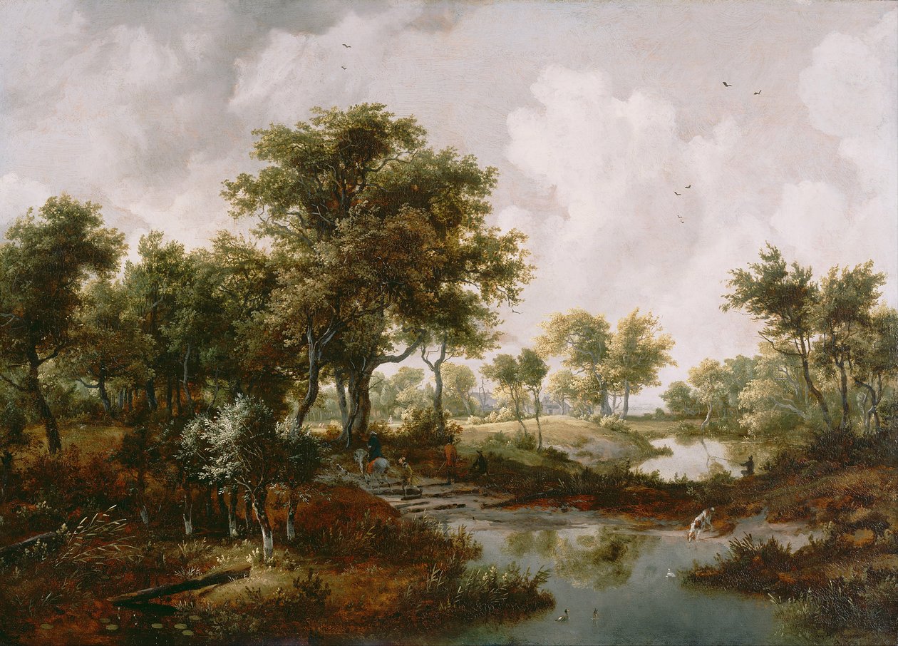 Paysage boisé - Meindert Hobbema