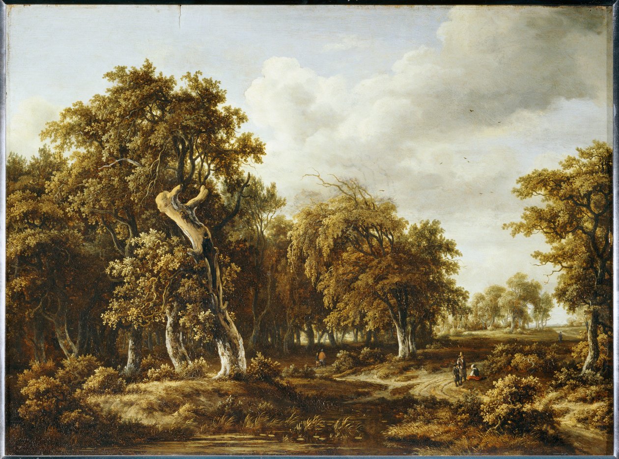 La foret de chenes … - Meindert Hobbema