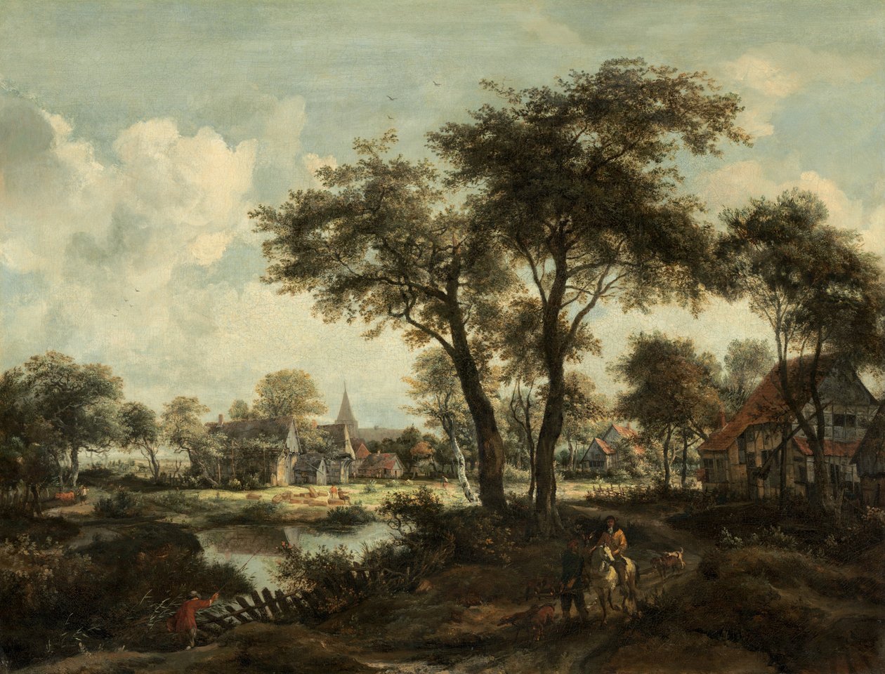 Village près d