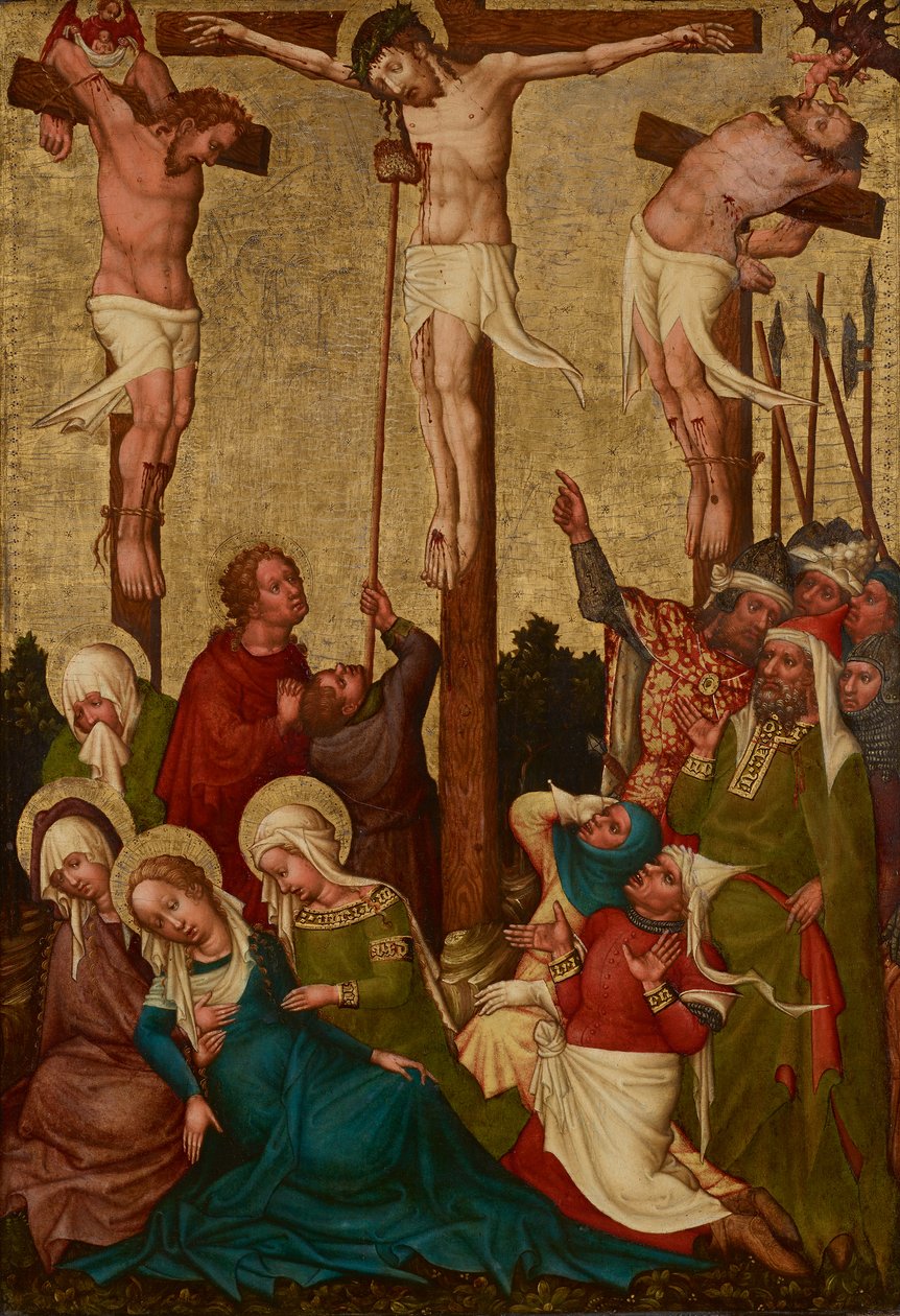 Crucifixion du Christ - Meister der St. Lambrechter Votivtafel