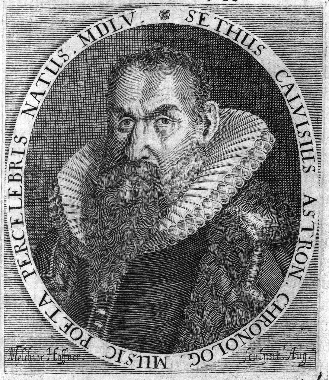 Sethus Calvisius (1556–1615). Gravure - Melchior Haffner