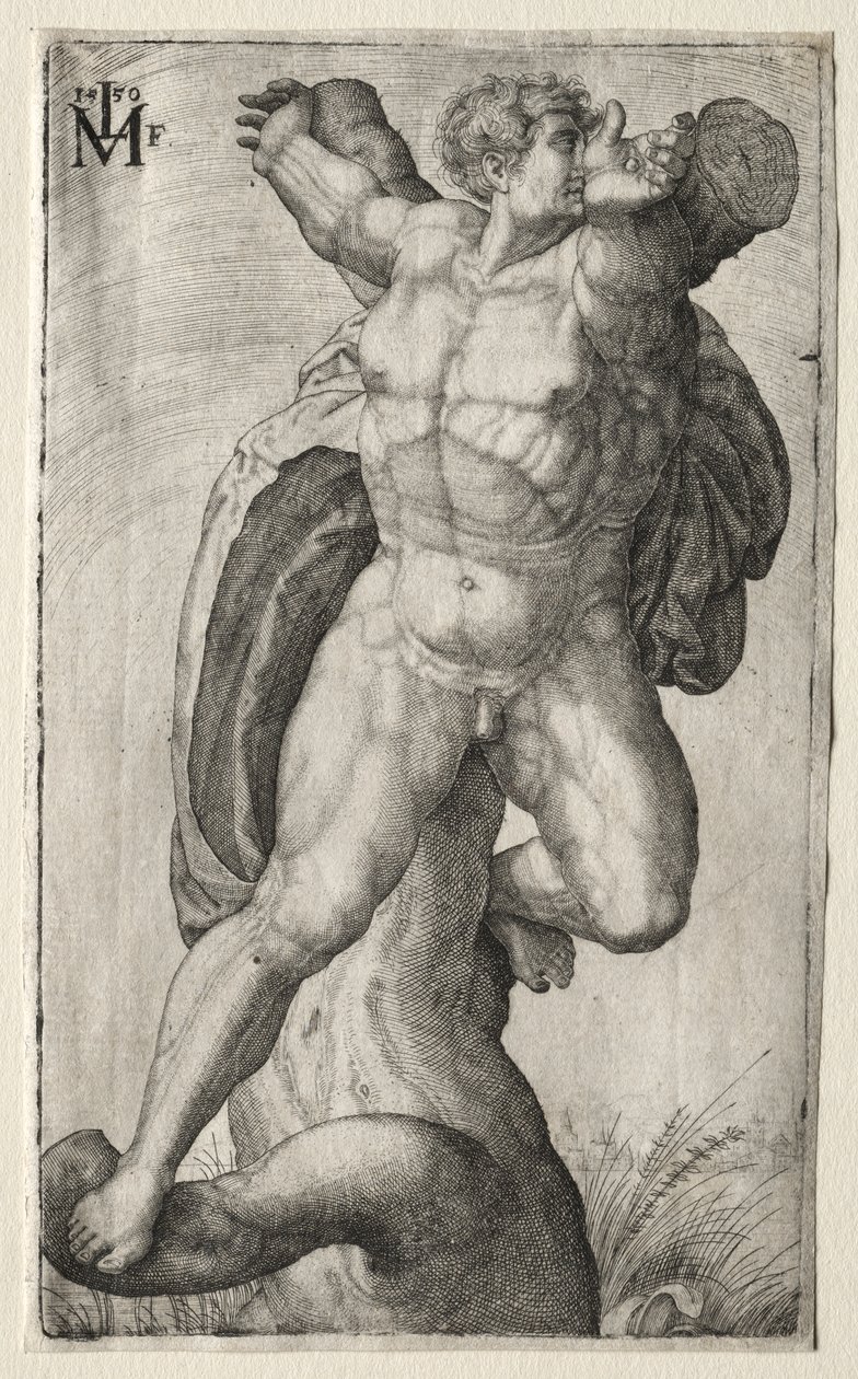 Homme crucifié - Melchior Lorck