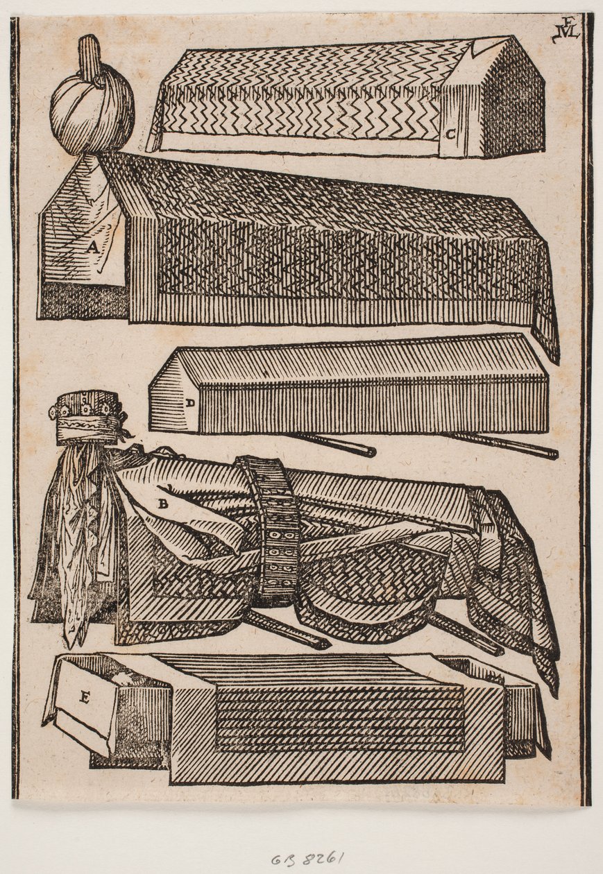 Cinq cercueils turcs - Melchior Lorck