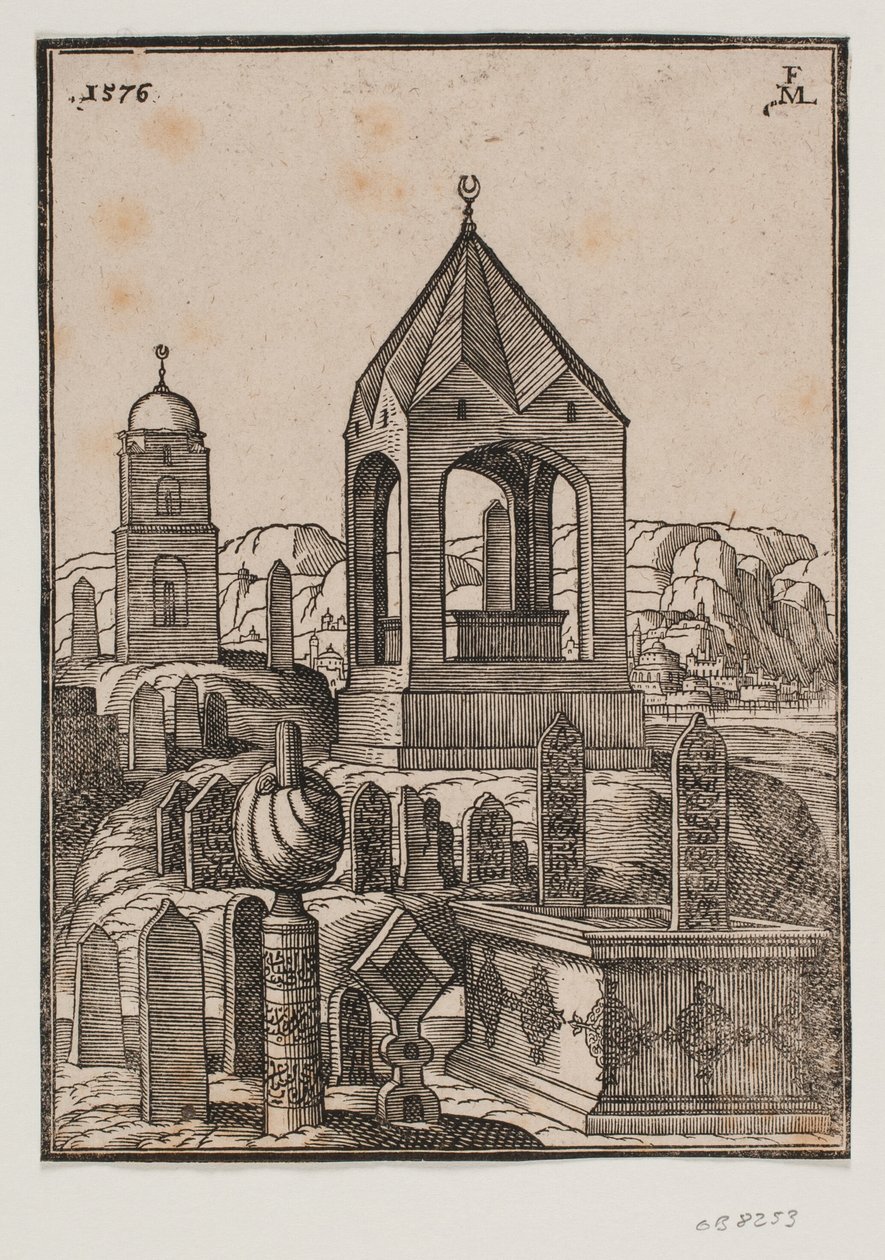 Tombes turques - Melchior Lorck