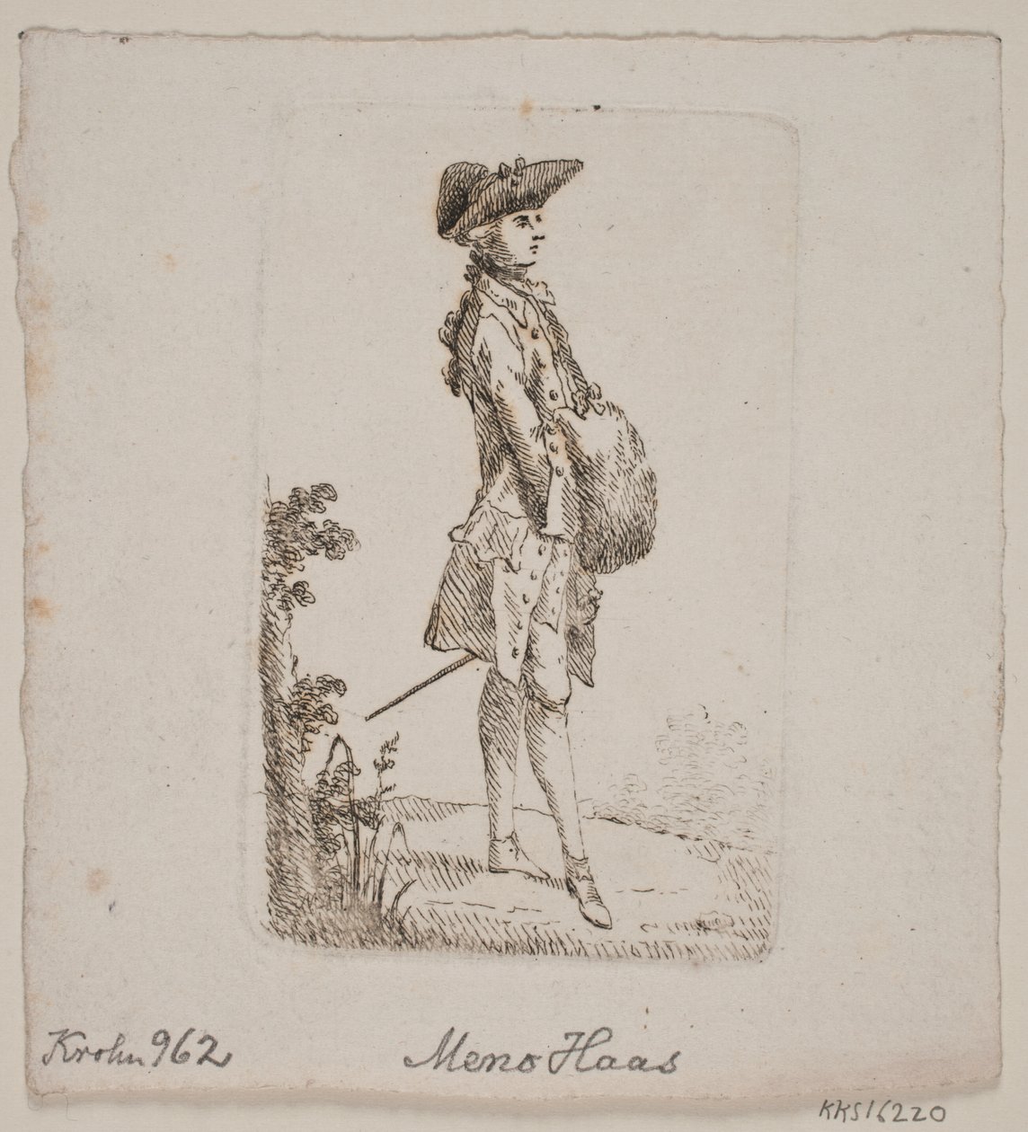 Homme debout - Meno Haas