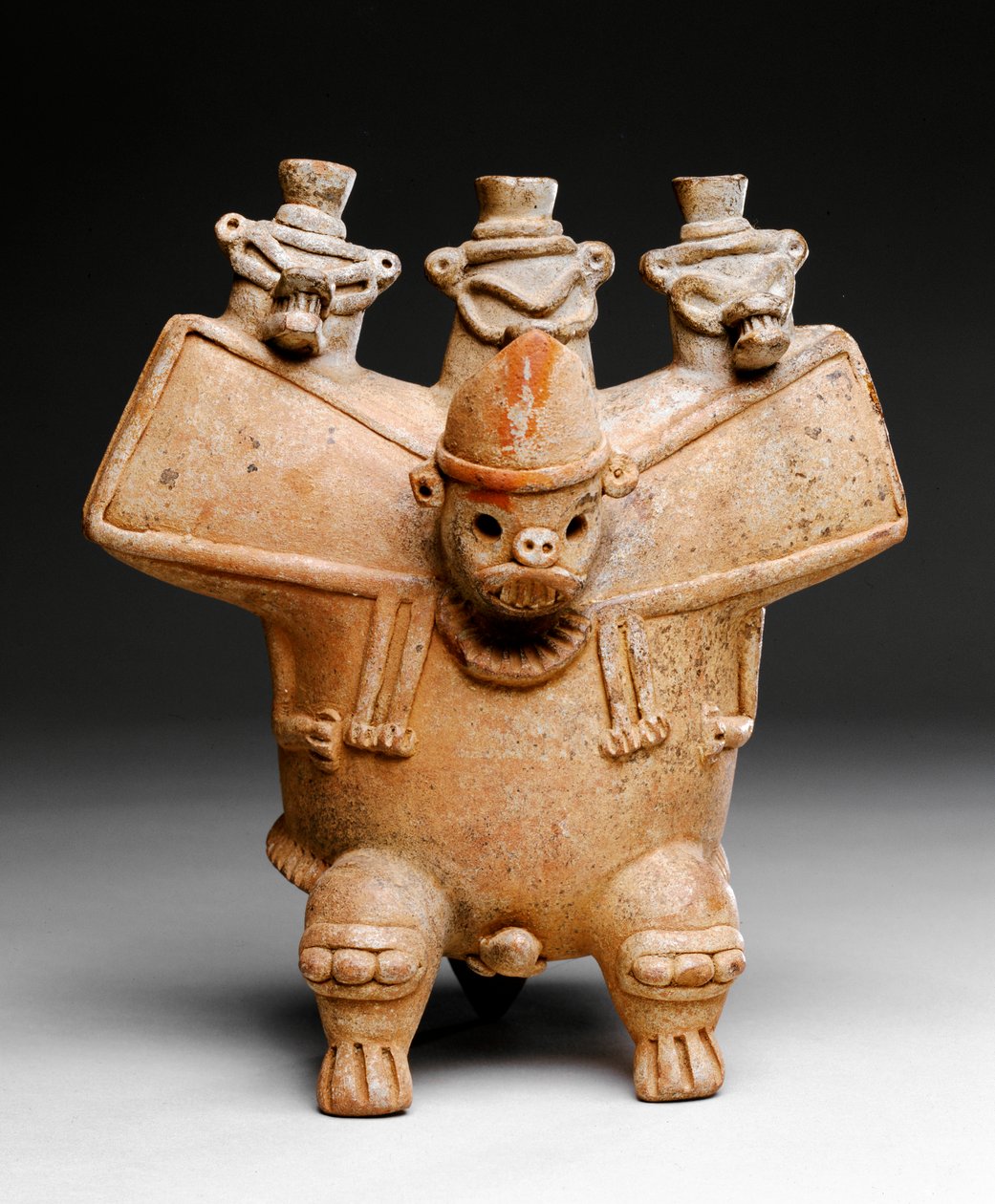 Sifflet effigie, Guanacaste, 300-500 - Mesoamerican