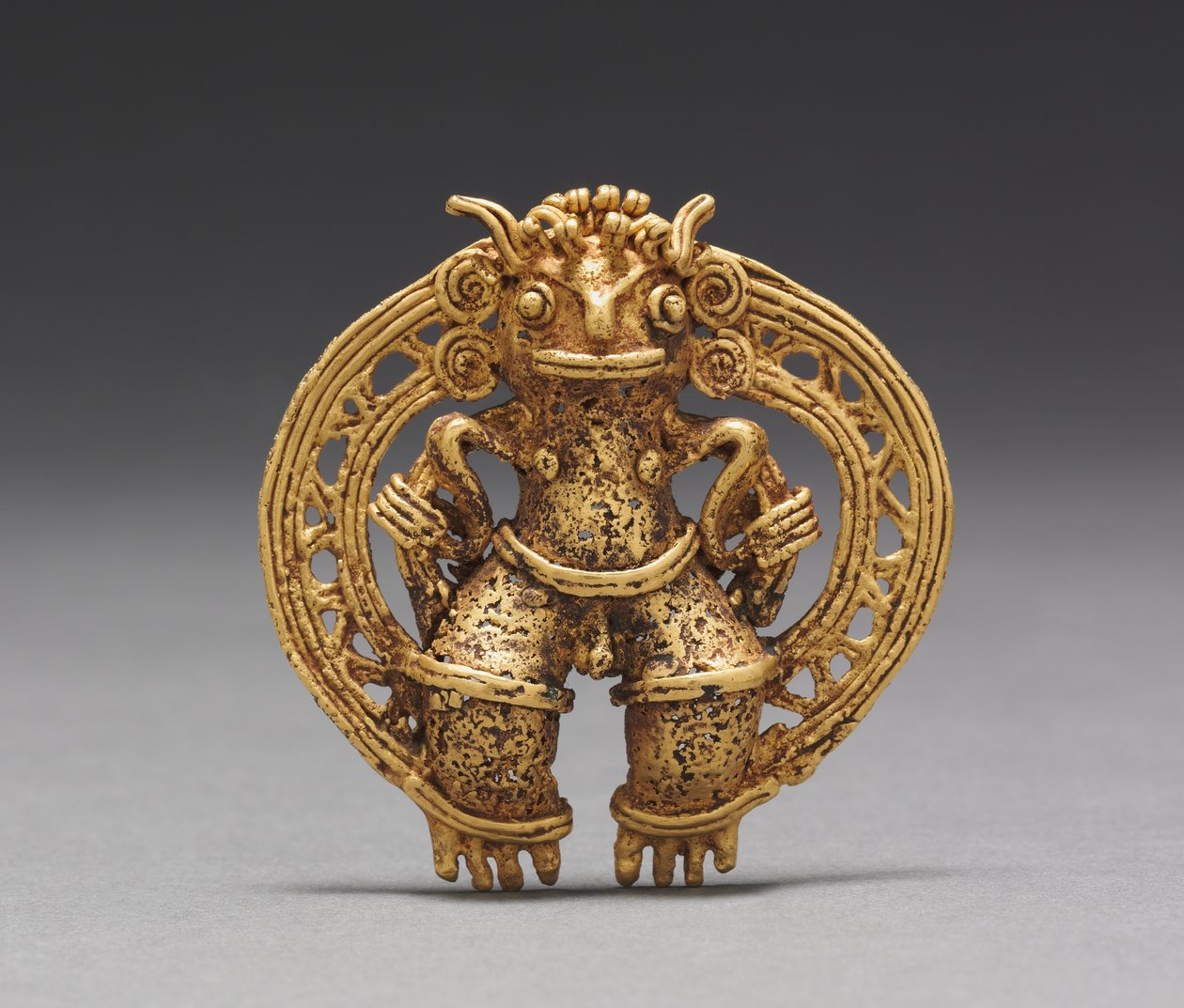 Pendentif figure, c. 1000-1550 (or coulé) - Mesoamerican Mesoamerican