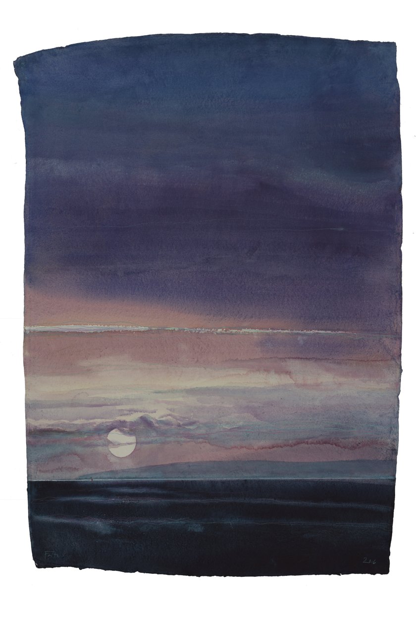 Coucher de soleil sur l