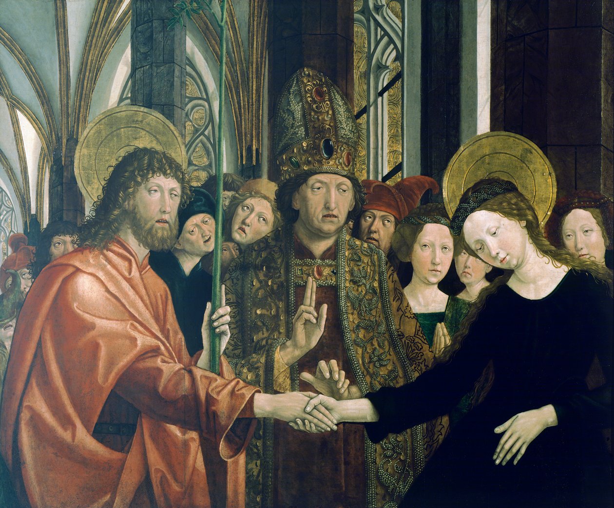 Mariage de la Vierge - Michael Pacher