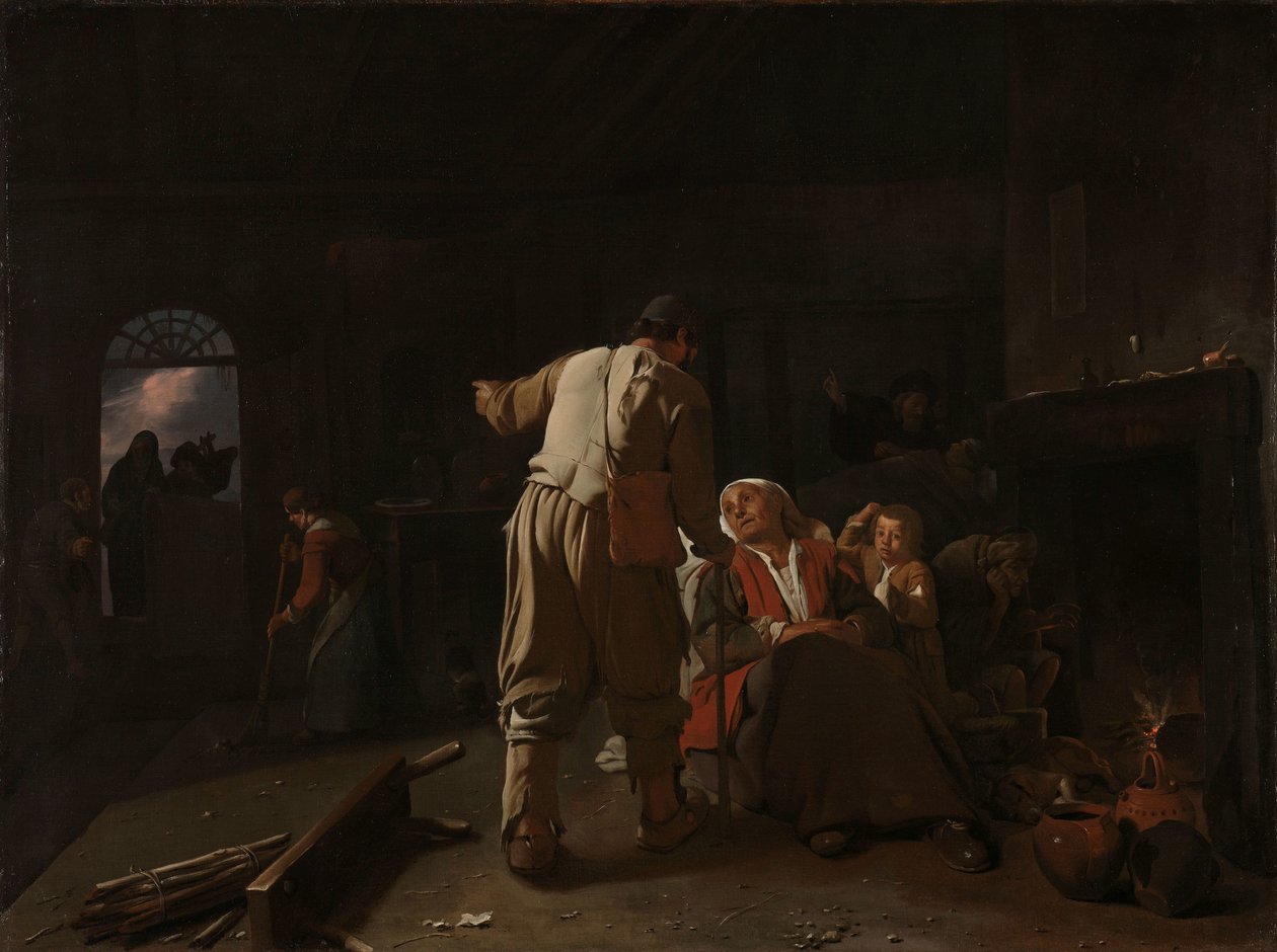 Visiter les malades - Michael Sweerts