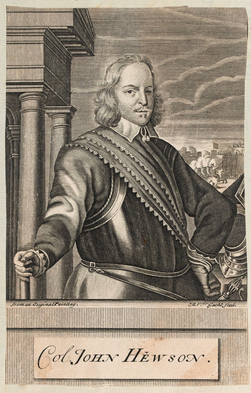 Colonel John Hewson, c.1647 (gravure) - Michael Vandergucht