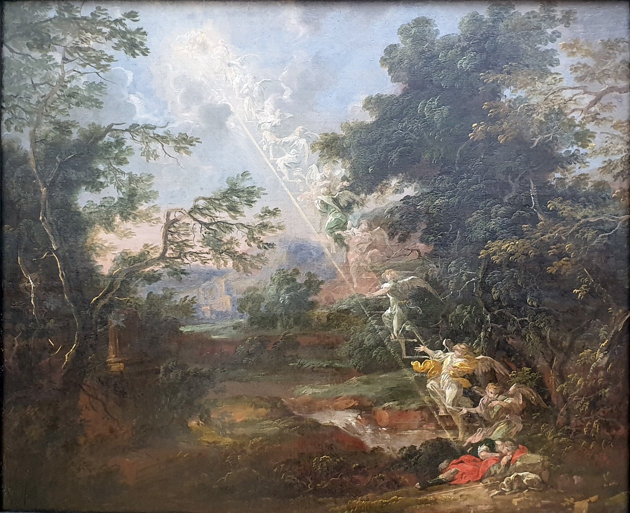 Paysage avec le rêve de Jacob - Michael Willmann