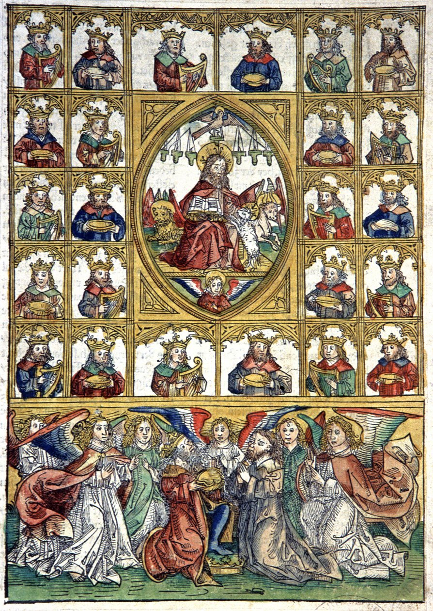 Christ entouré de rois - Michael Wolgemut or Wolgemuth