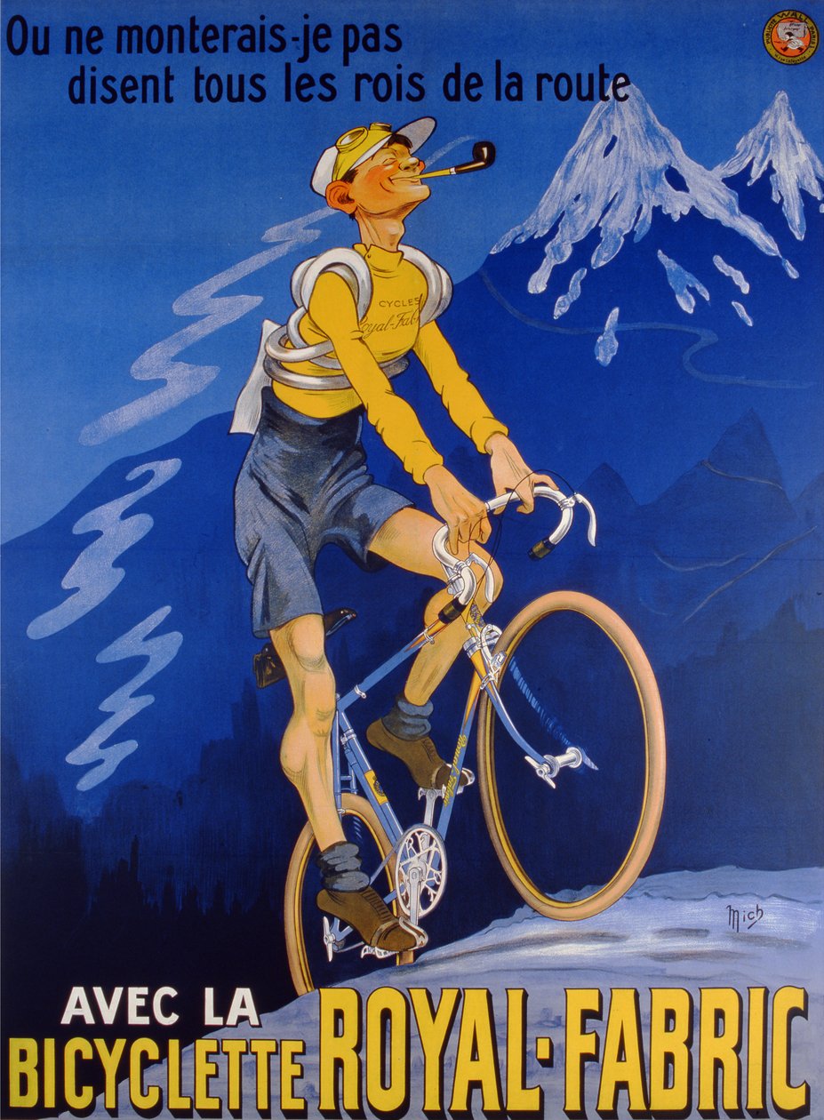 Affiche publicitaire pour les cycles 