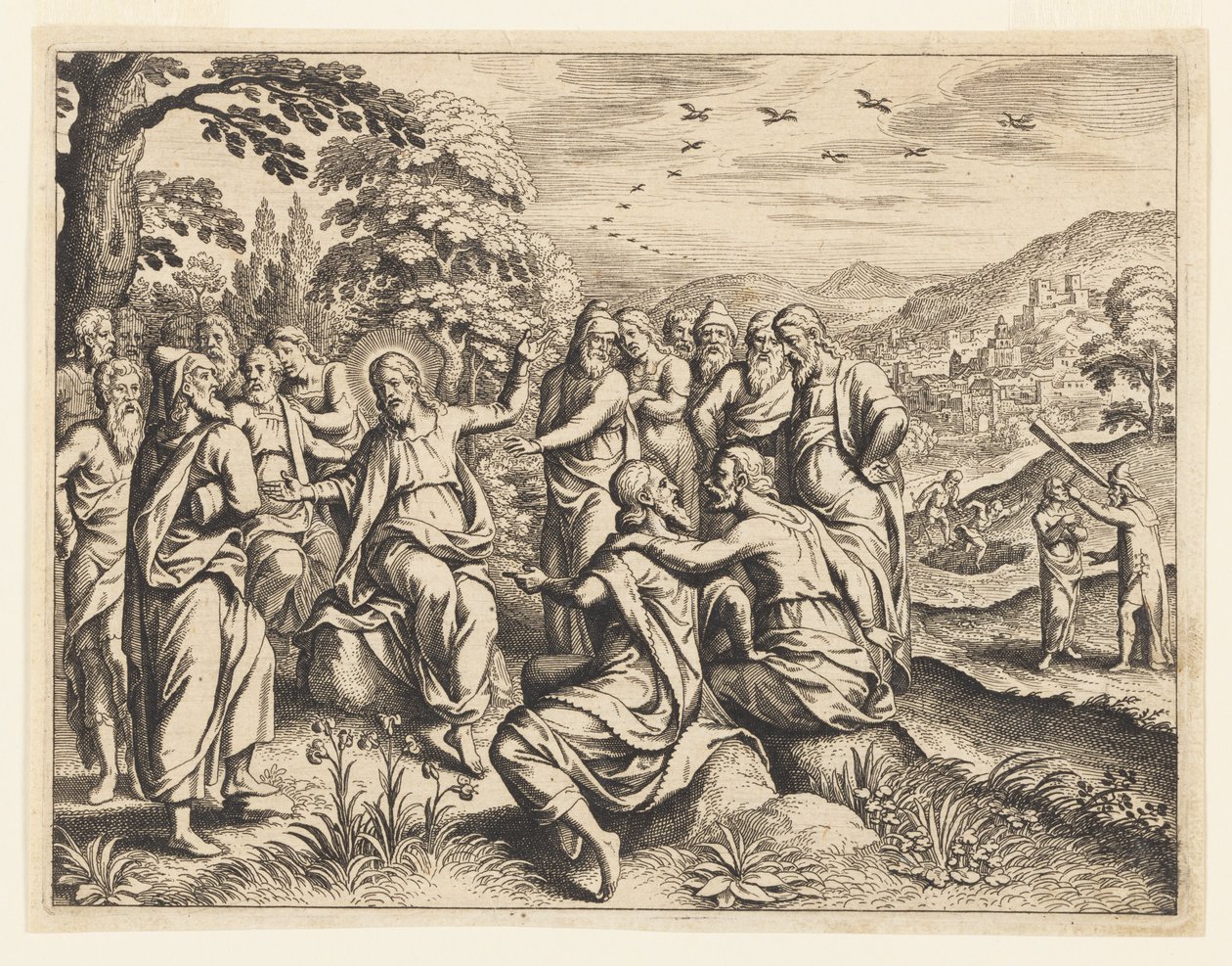 Sermon sur la montagne - Michel Lasne
