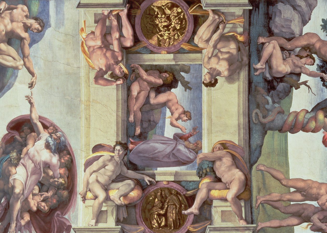Plafond de la Chapelle Sixtine (1508-12) : La Création d