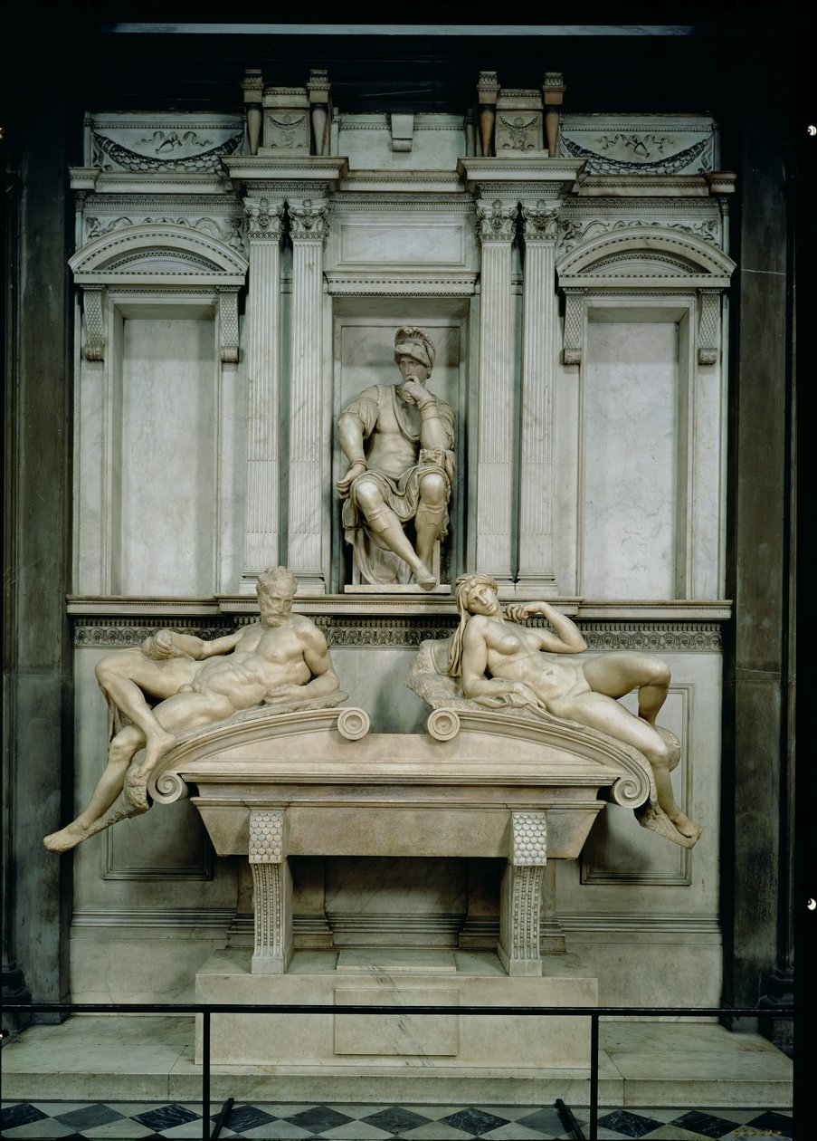 Tombe de Lorenzo de Medici (1449-92) 1520-34 - Michelangelo Buonarroti