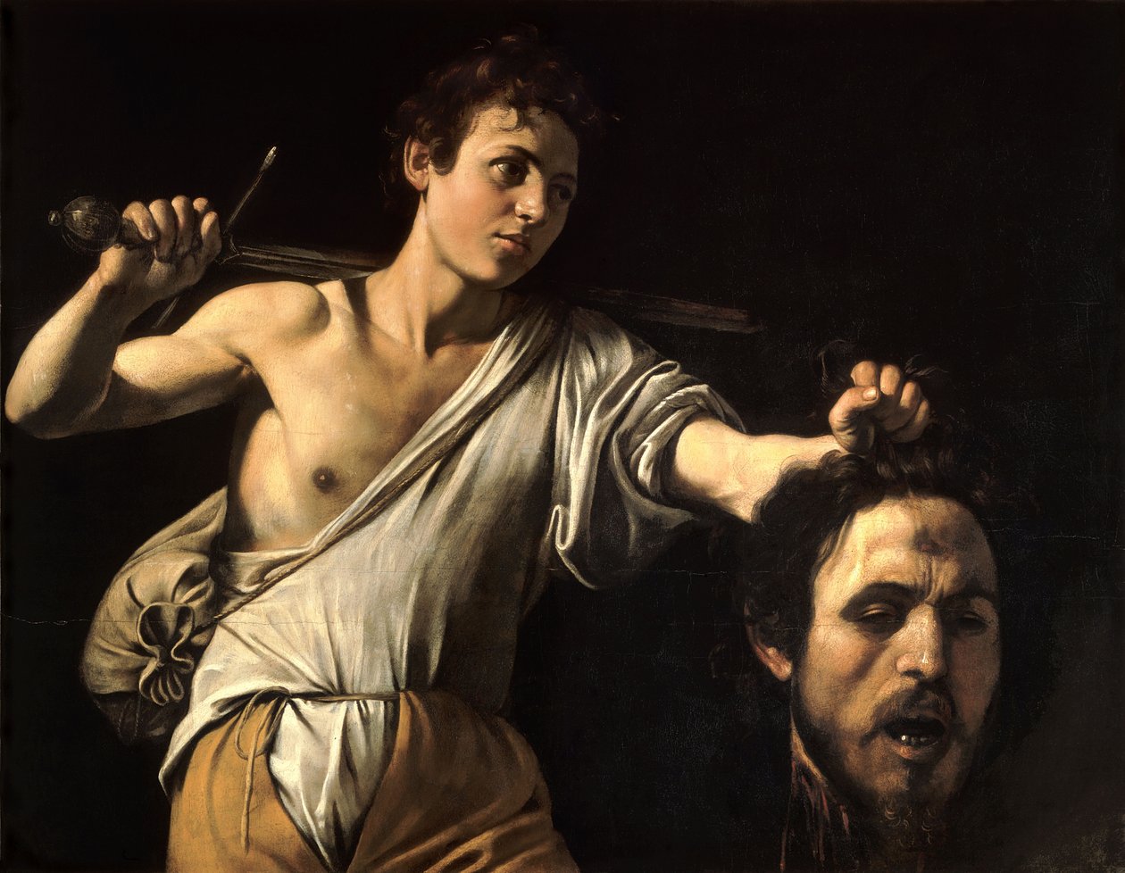 David avec la tête de Goliath - Michelangelo Merisi Caravaggio