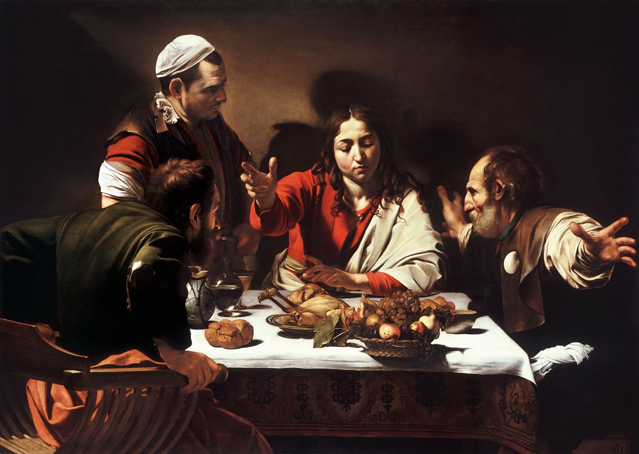 Le Souper à Emmaüs - Michelangelo Merisi Caravaggio