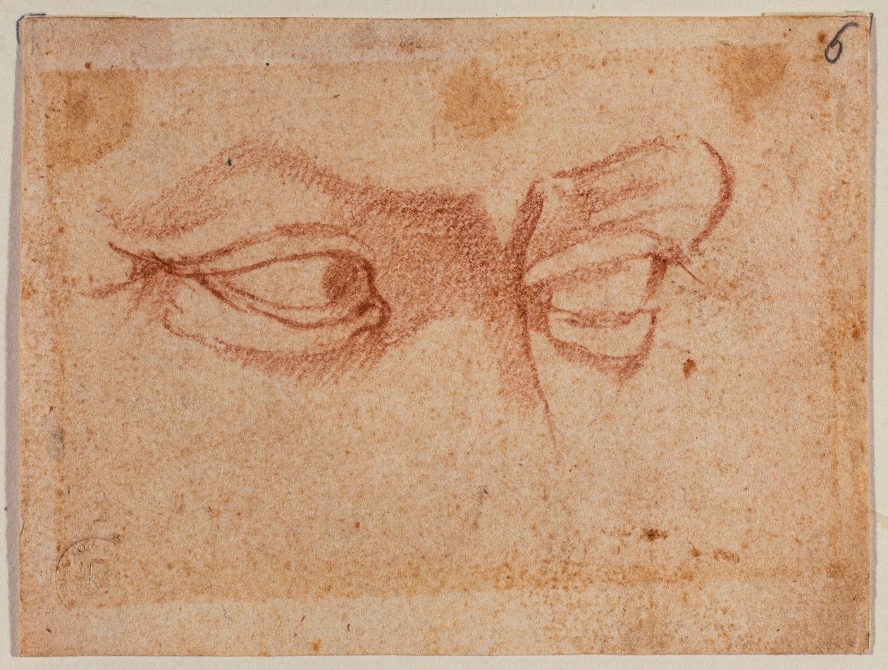 Étude des yeux - Michelangelo (after) Buonarroti