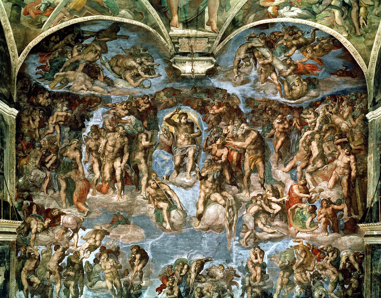 Le Jugement Dernier, de la chapelle Sixtine - Michelangelo Buonarroti