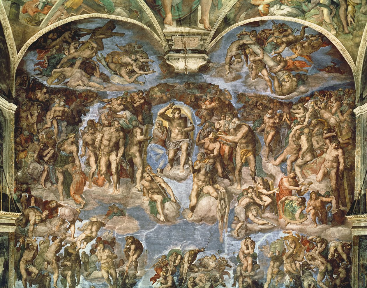 Le Jugement Dernier, de la Chapelle Sixtine - Michelangelo Buonarroti