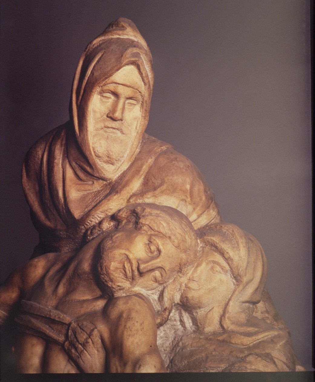 Pietà (1553) (détail) - Michelangelo Buonarroti