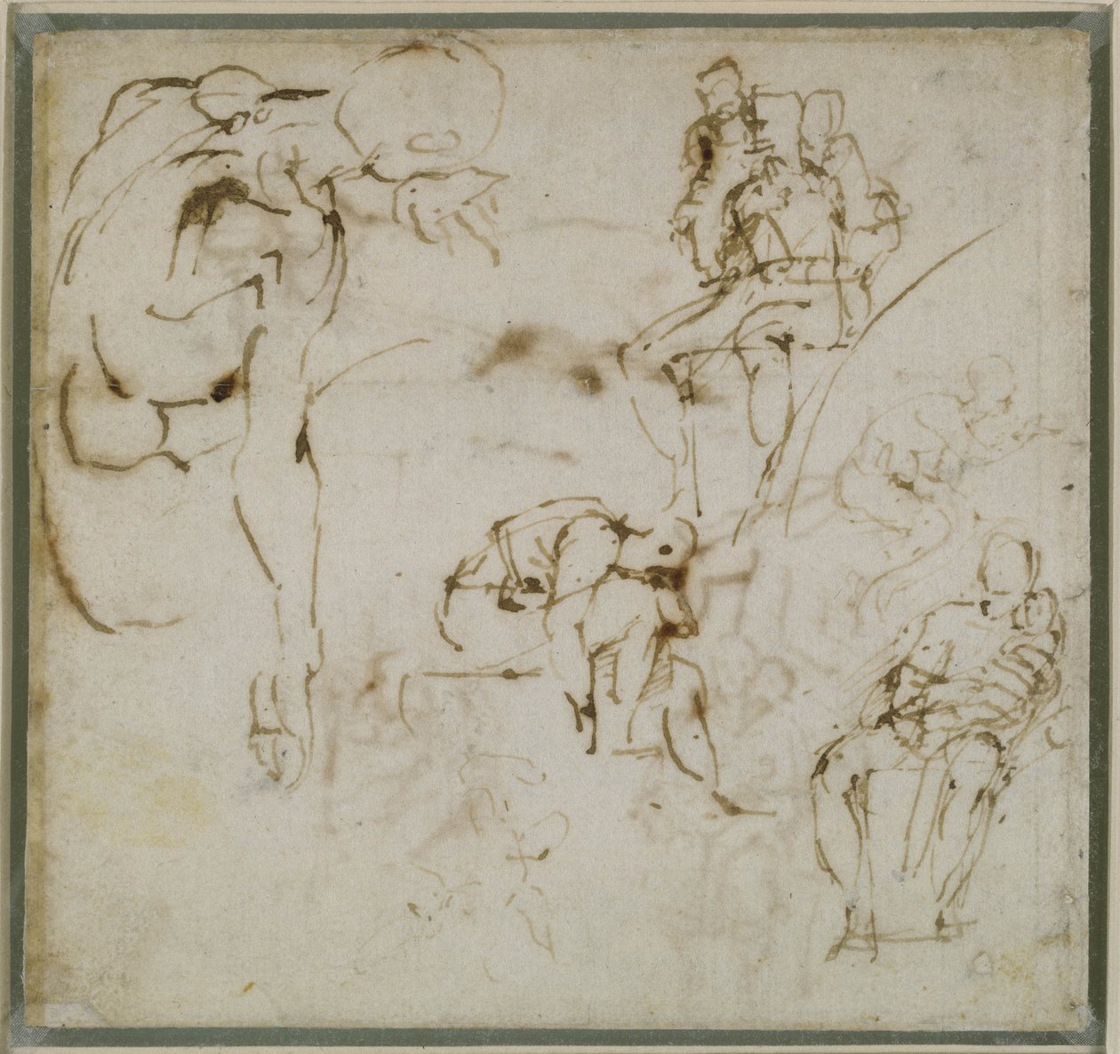 Étude de figures, vers 1511 - Michelangelo Buonarroti