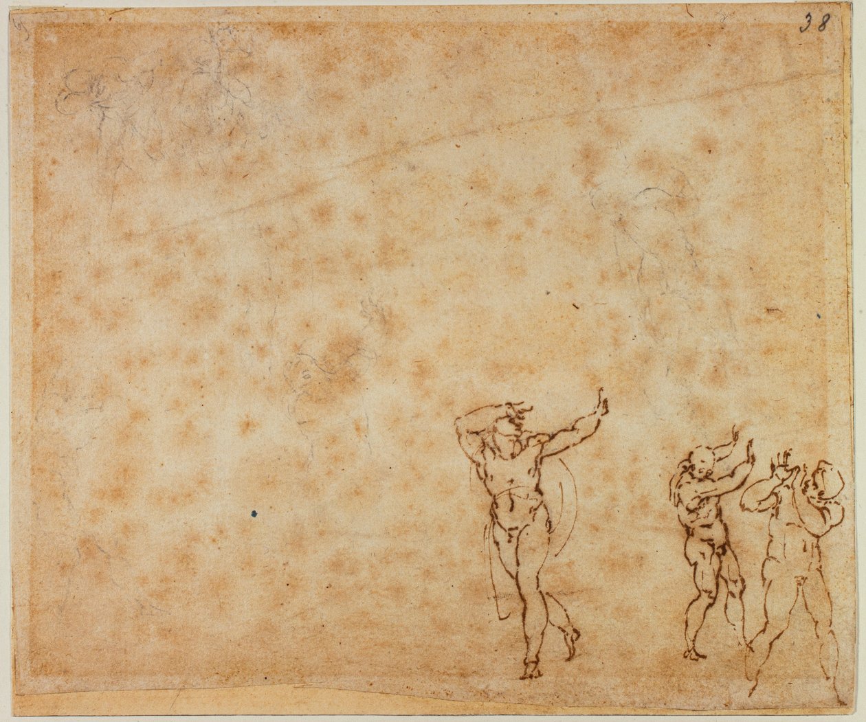 Trois nus - Michelangelo Buonarroti