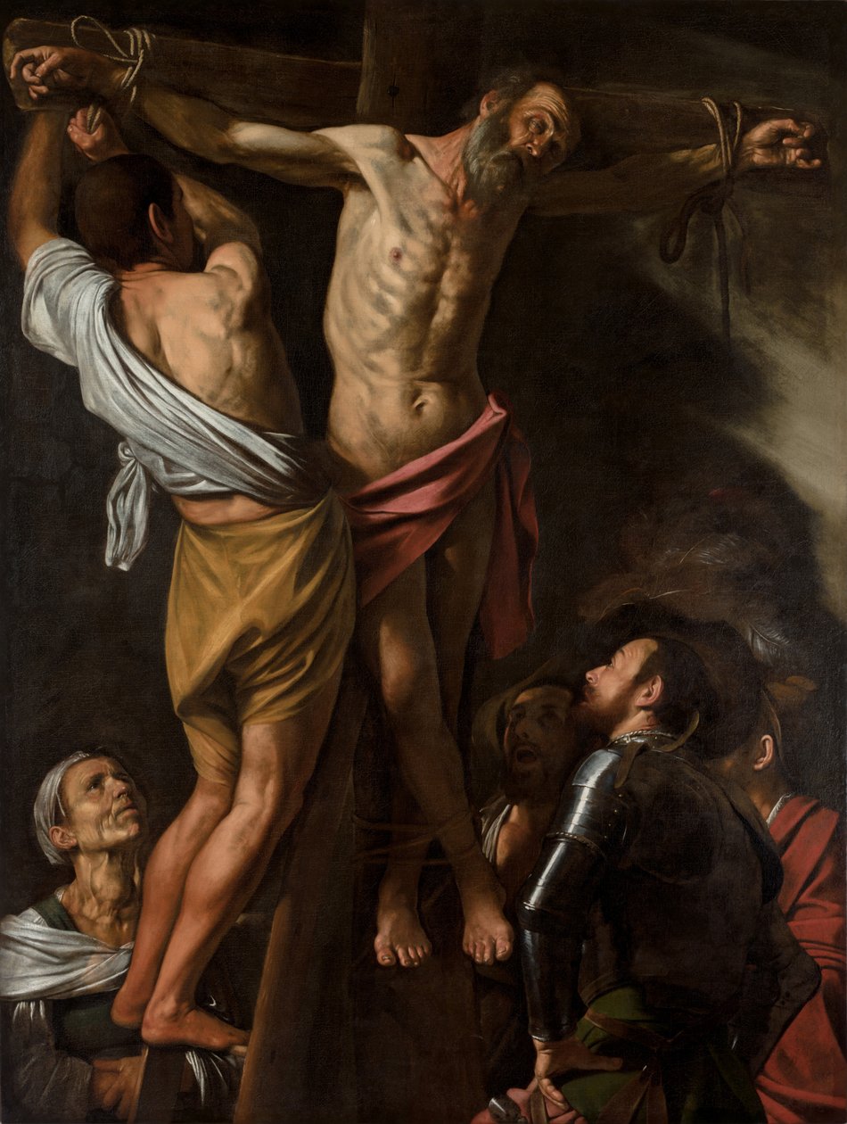 La crucifixion de Saint André, 1600s - Michelangelo Caravaggio