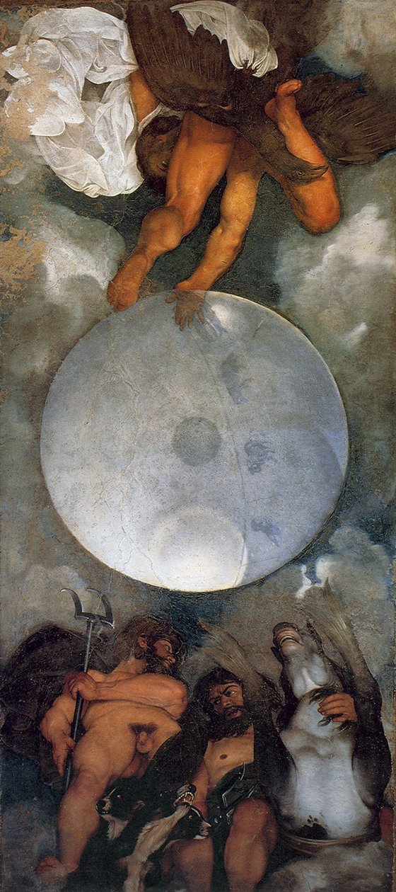 Jupiter, Neptune et Pluton, vers 1597 - Michelangelo Merisi Caravaggio
