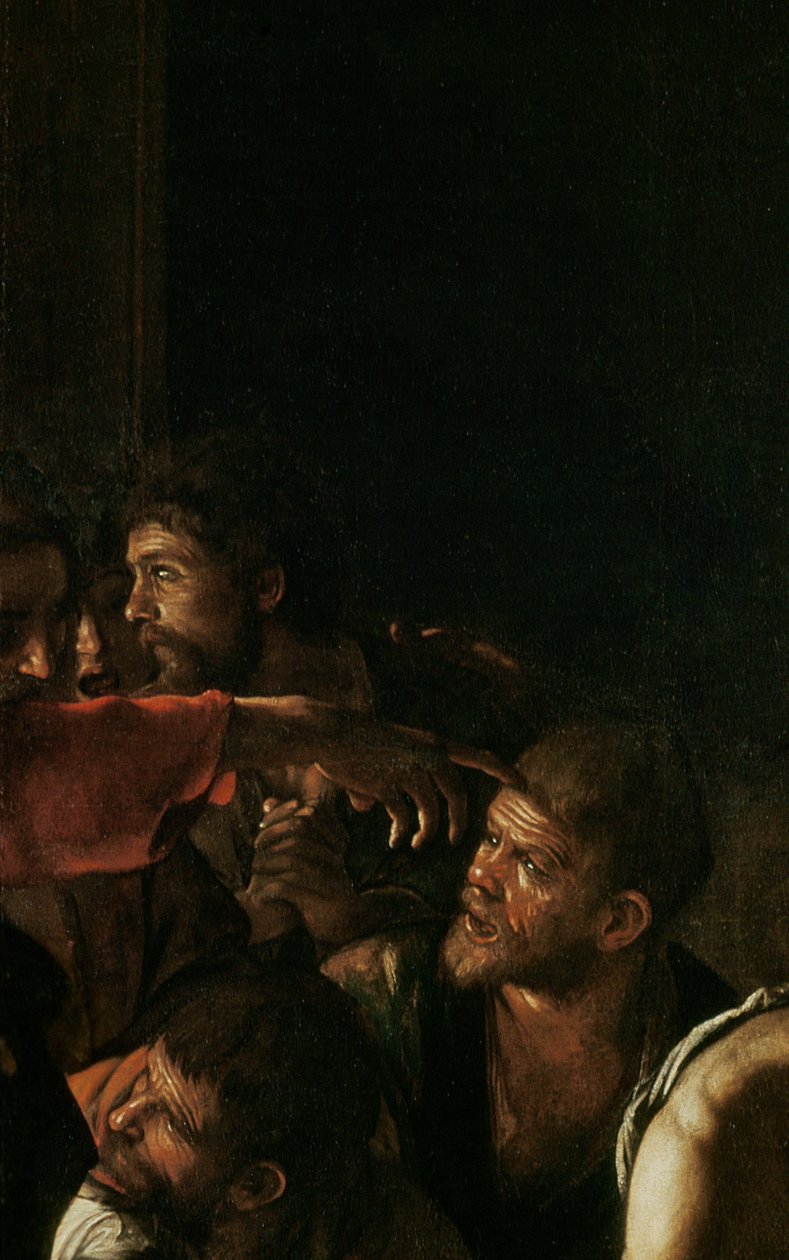 Résurrection de Lazare (détail) - Michelangelo Merisi Caravaggio