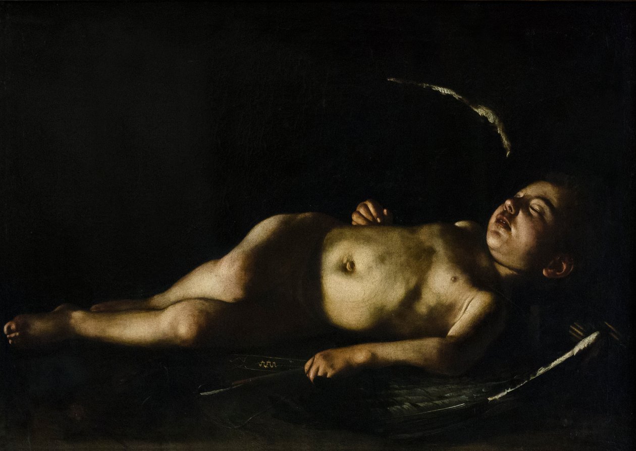 Cupidon endormi - Michelangelo Merisi da Caravaggio