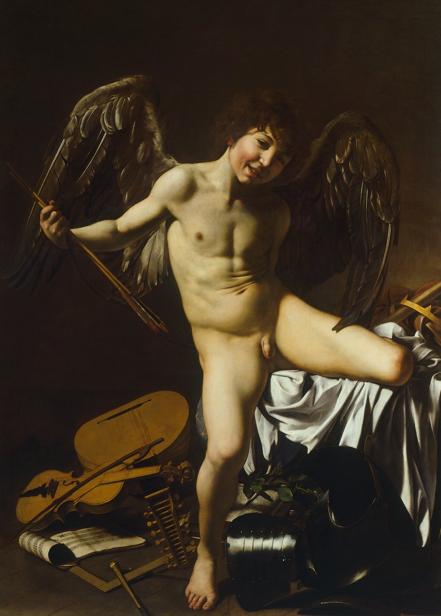 Cupidon victorieux - Michelangelo Merisi da Caravaggio