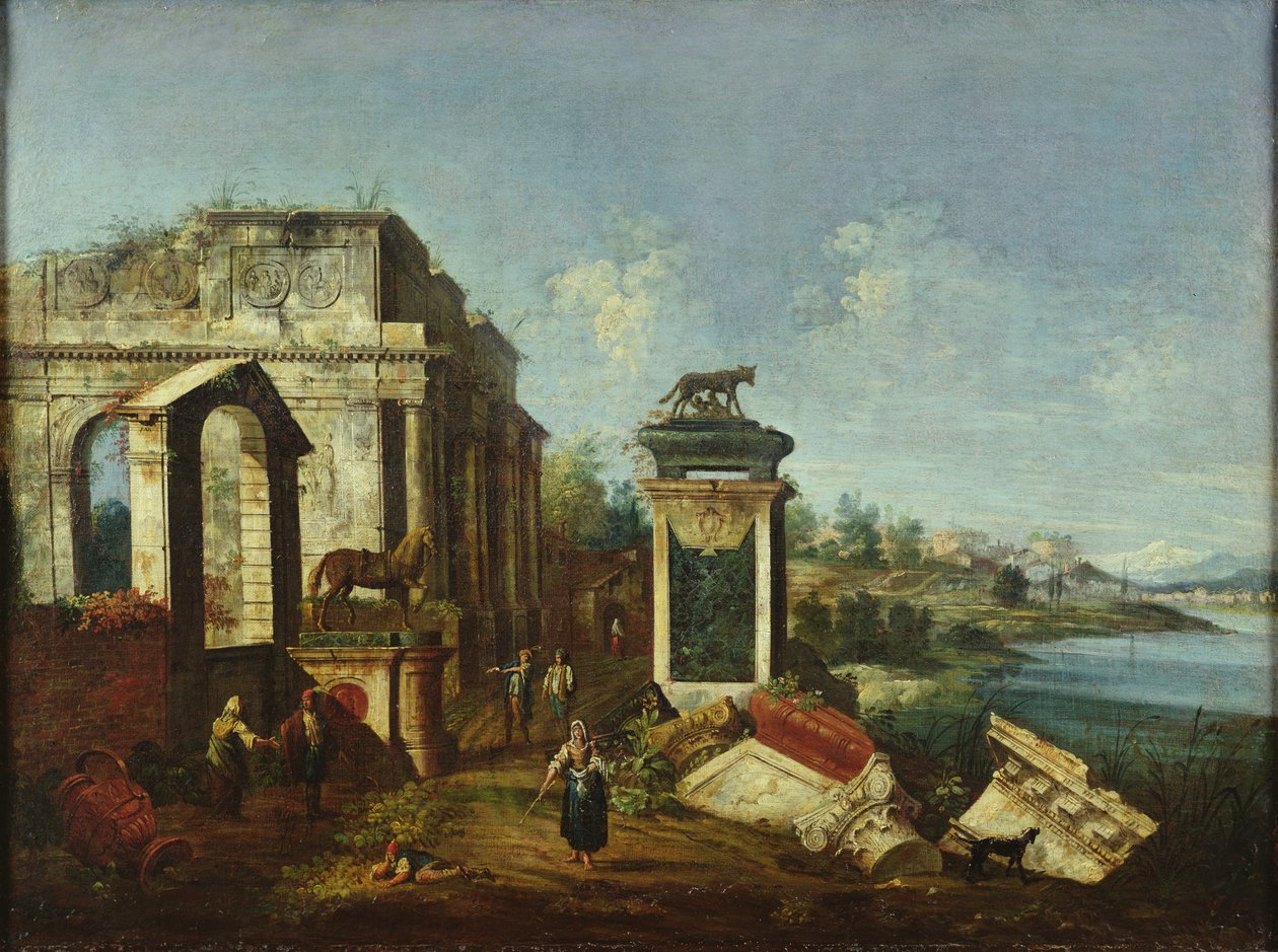 Ruines romaines - Michele Marieschi