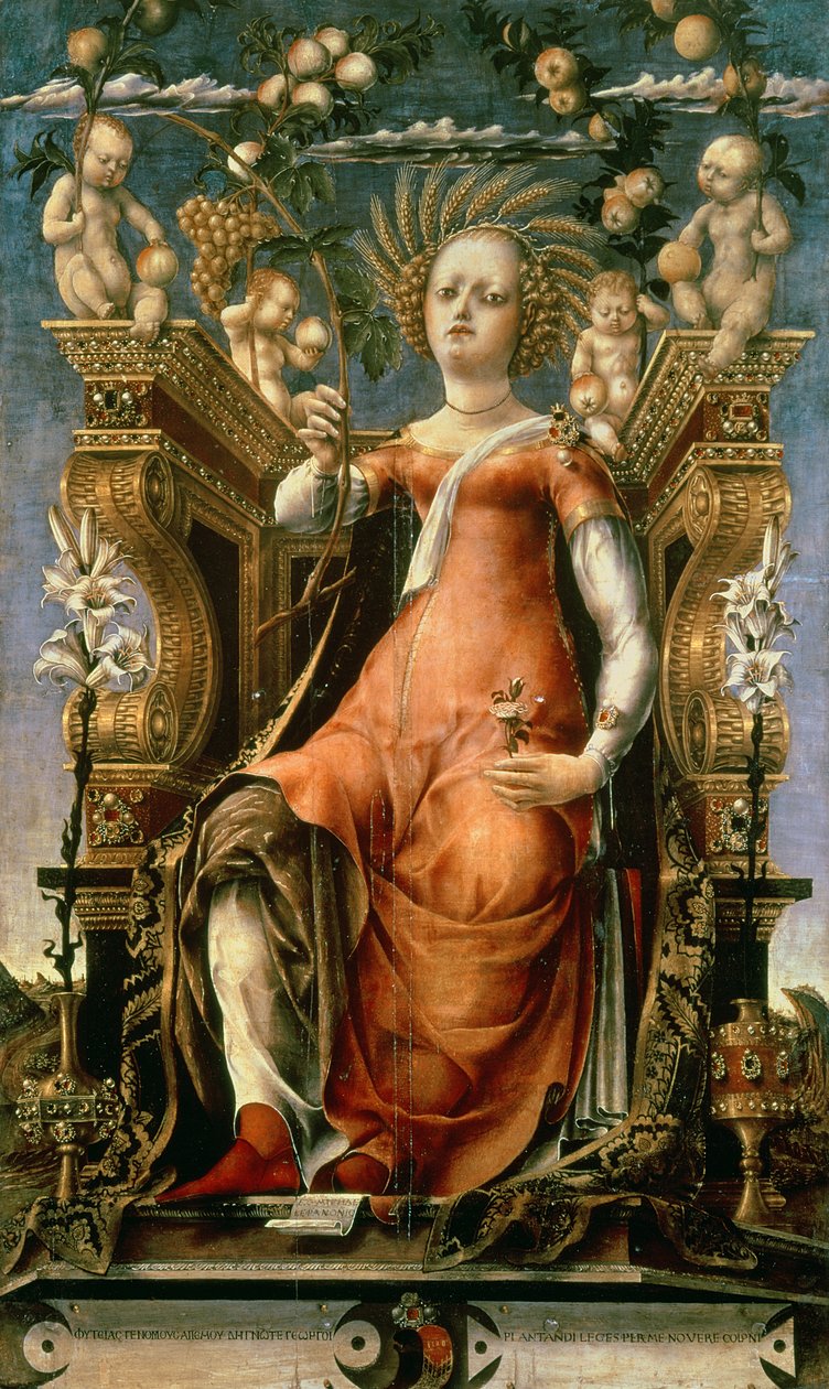 La Muse Thalie (Cérès Enthronée) - Michele Pannonio