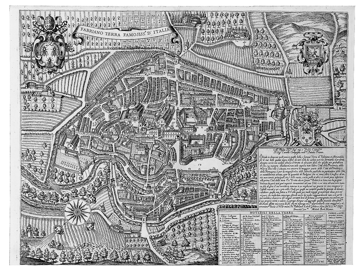 Fabriano Terra Famosissima di Italia, 1630 - Michele Buti